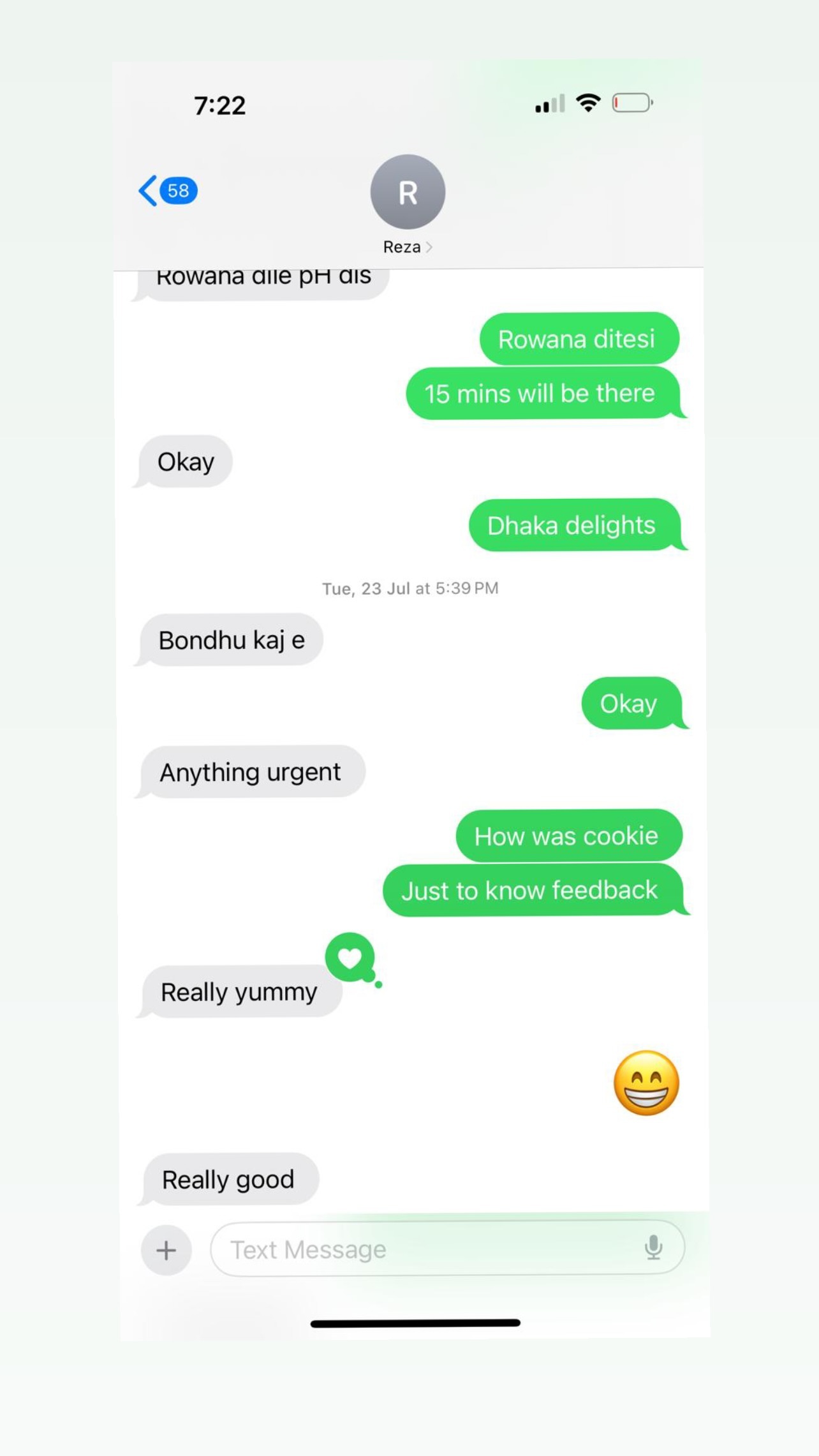 Customer review
